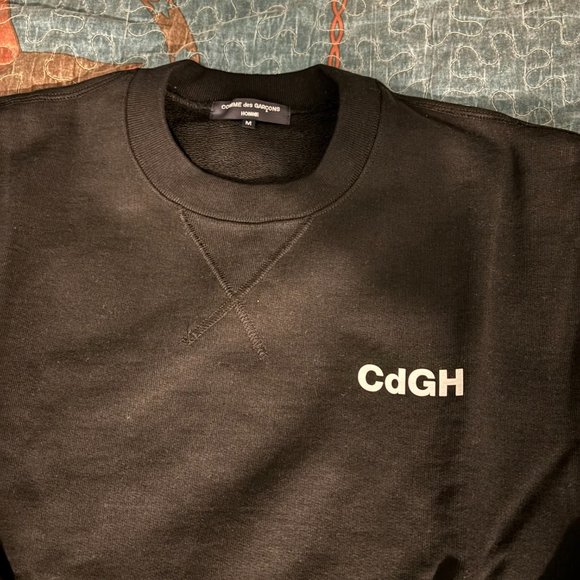 Comme Des Garcons Homme Sweatshirt Black - Picture 3 of 6